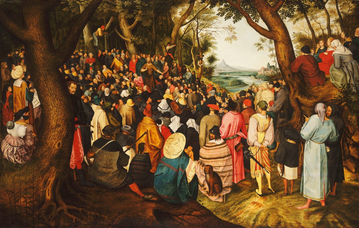 Keresztelő Szent János prédikál a vadonban, 1633-50 körül alkotó: Pieter Brueghel the Younger