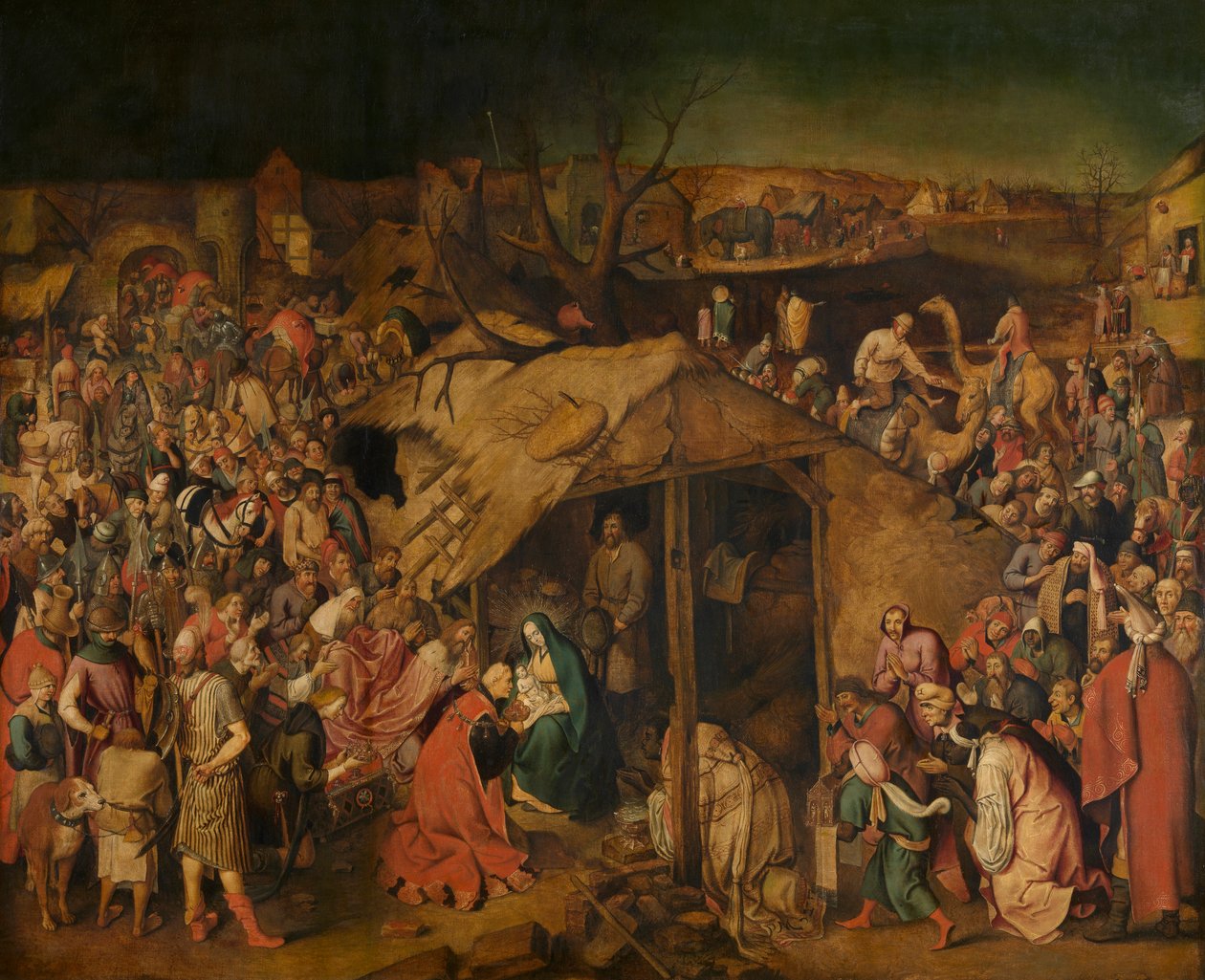 A mágusok imádása (olaj, vászon) alkotó: Pieter the Younger Brueghel