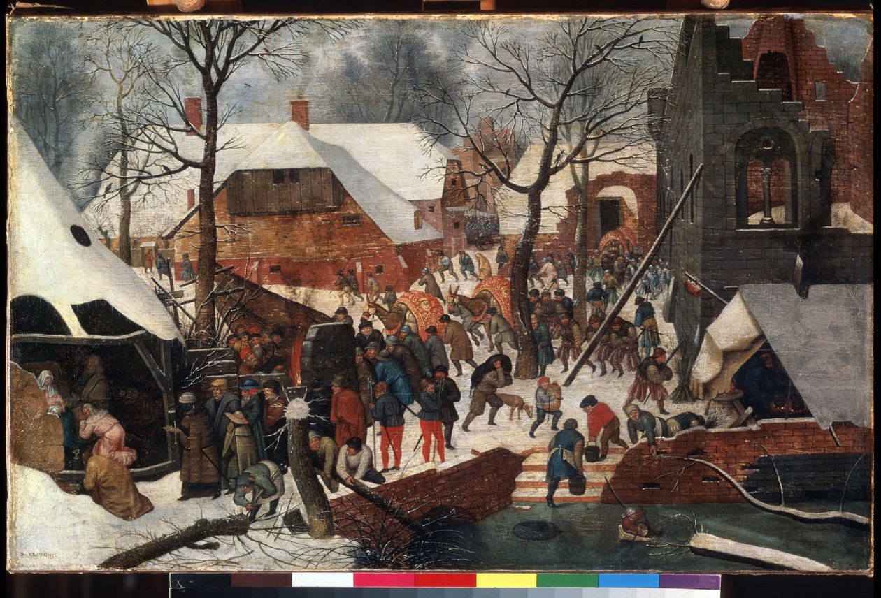A mágusok imádása alkotó: Pieter the Younger Brueghel