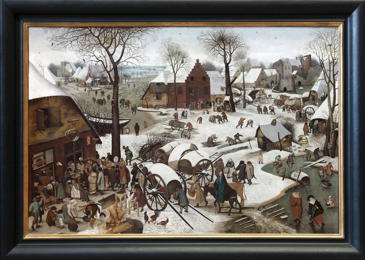 A betlehemi népszámlálás alkotó: Pieter Brueghel the Younger