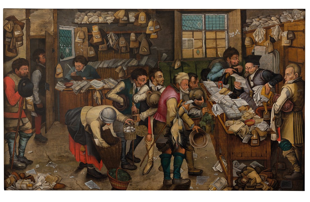 A tized fizetése (olaj a panelen) alkotó: Pieter the Younger Brueghel