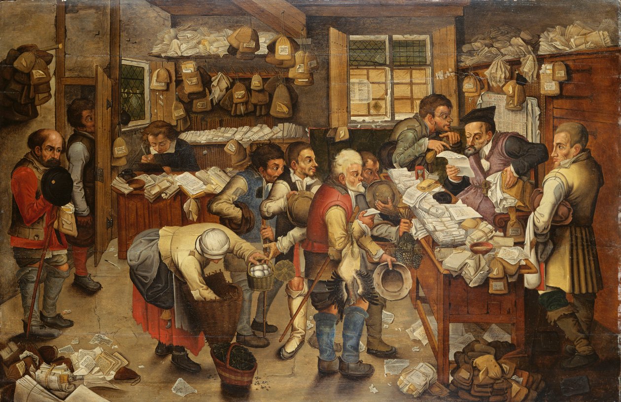 A tizedfizetés, 1619 alkotó: Pieter Brueghel the Younger