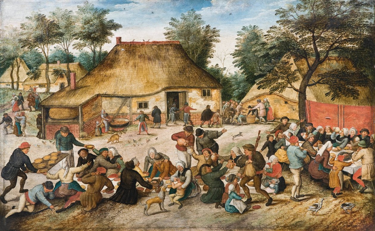 Parasztlakodalom - Pieter Brueghel, az ifjabb festménye (Le jeune ou d