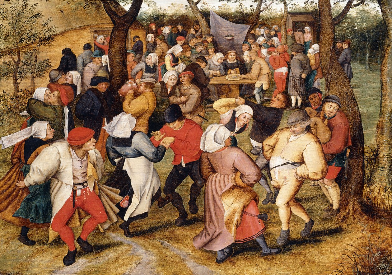 Esküvői tánc, alkotó: Pieter Brueghel the Younger