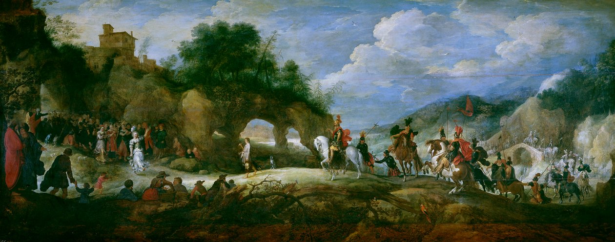 Dávid győzelme Góliát felett alkotó: Pieter the Younger & Stalbemt Adriaen van (1580 1662) Brueghel