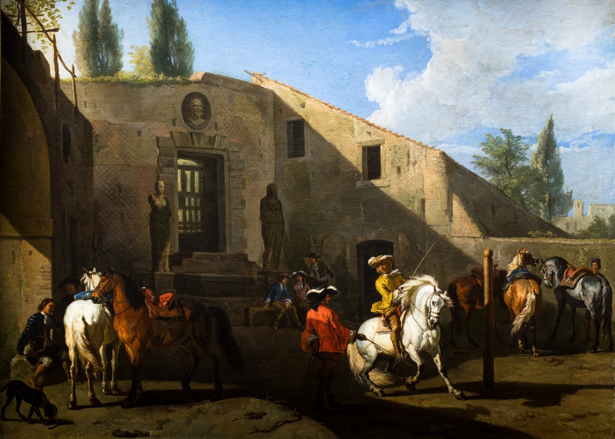 A Manège alkotó: Pieter van Bloemen