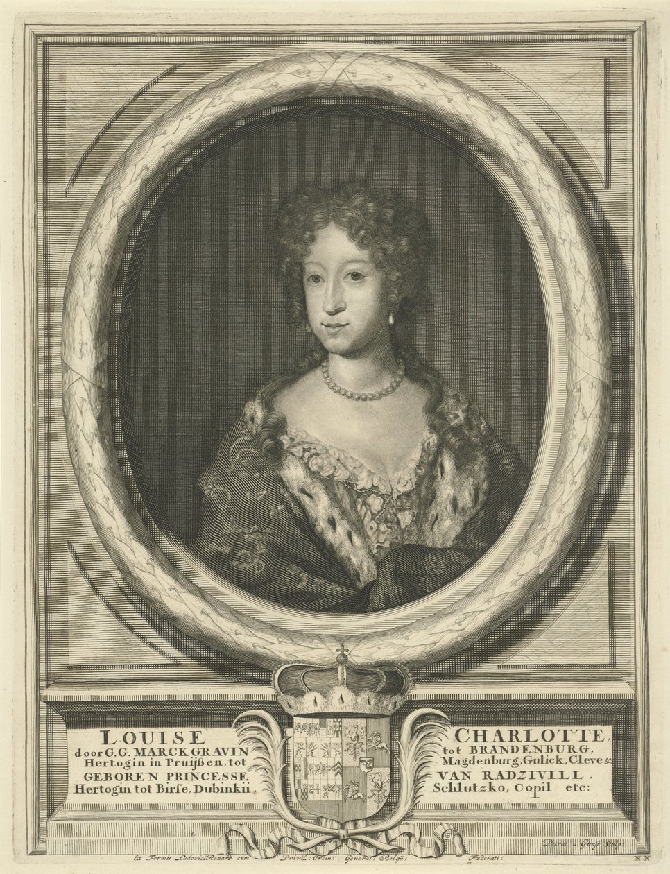Ludvika Karalina Radzivił. Ludvika Karalina Radziwił (1688-1711) alkotó: Pieter van Gunst