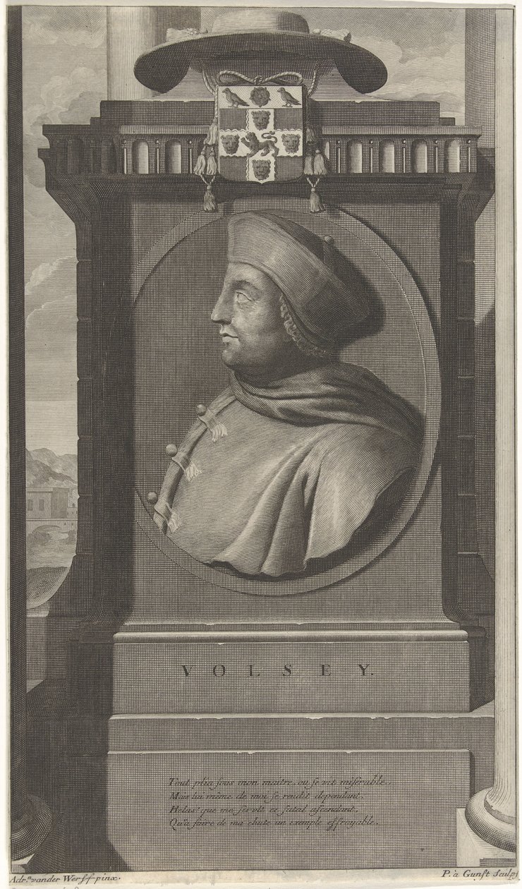 Wolsey bíboros portréja alkotó: Pieter van Gunst