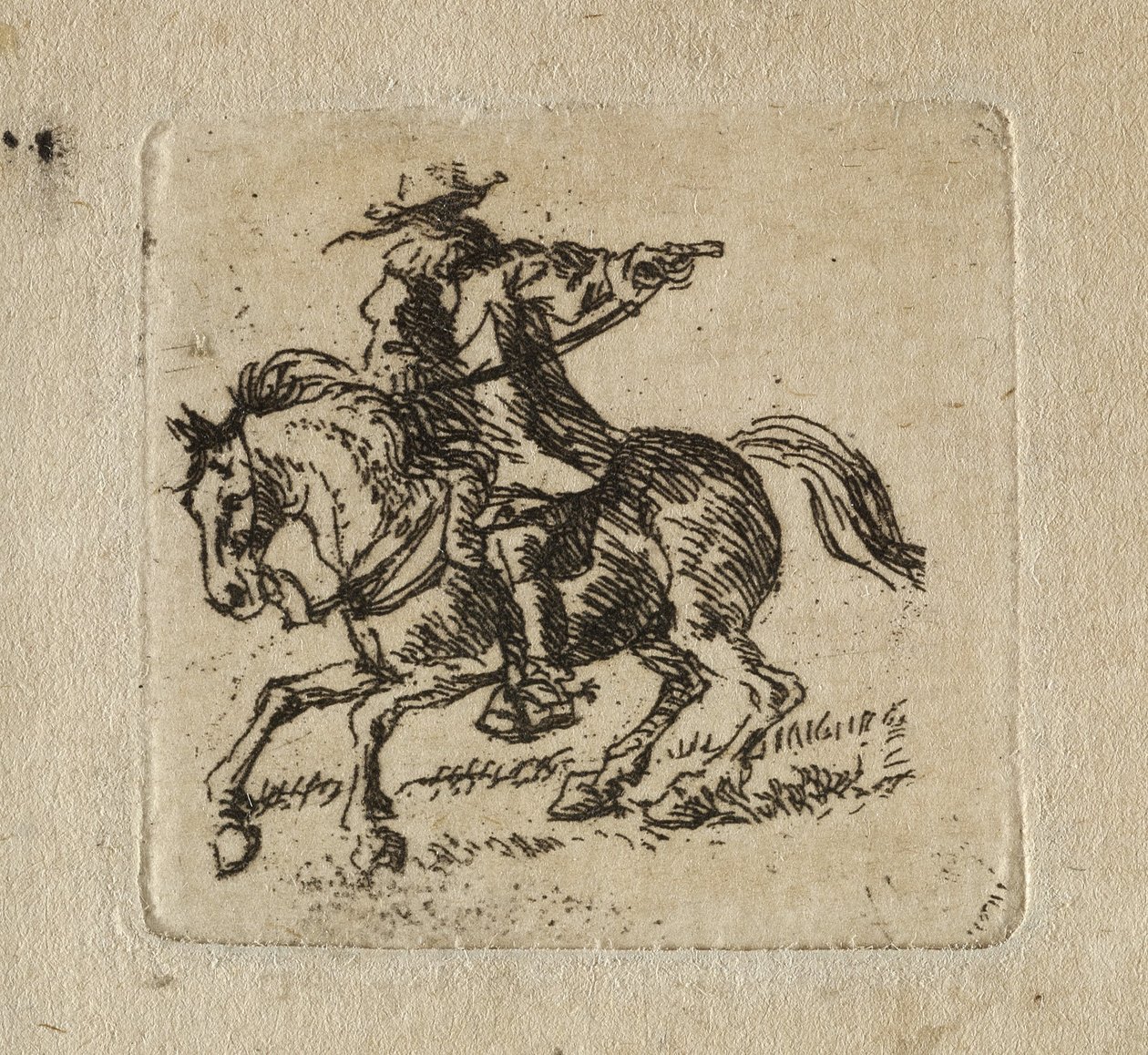 Lovas alkotó: Pieter van Laer