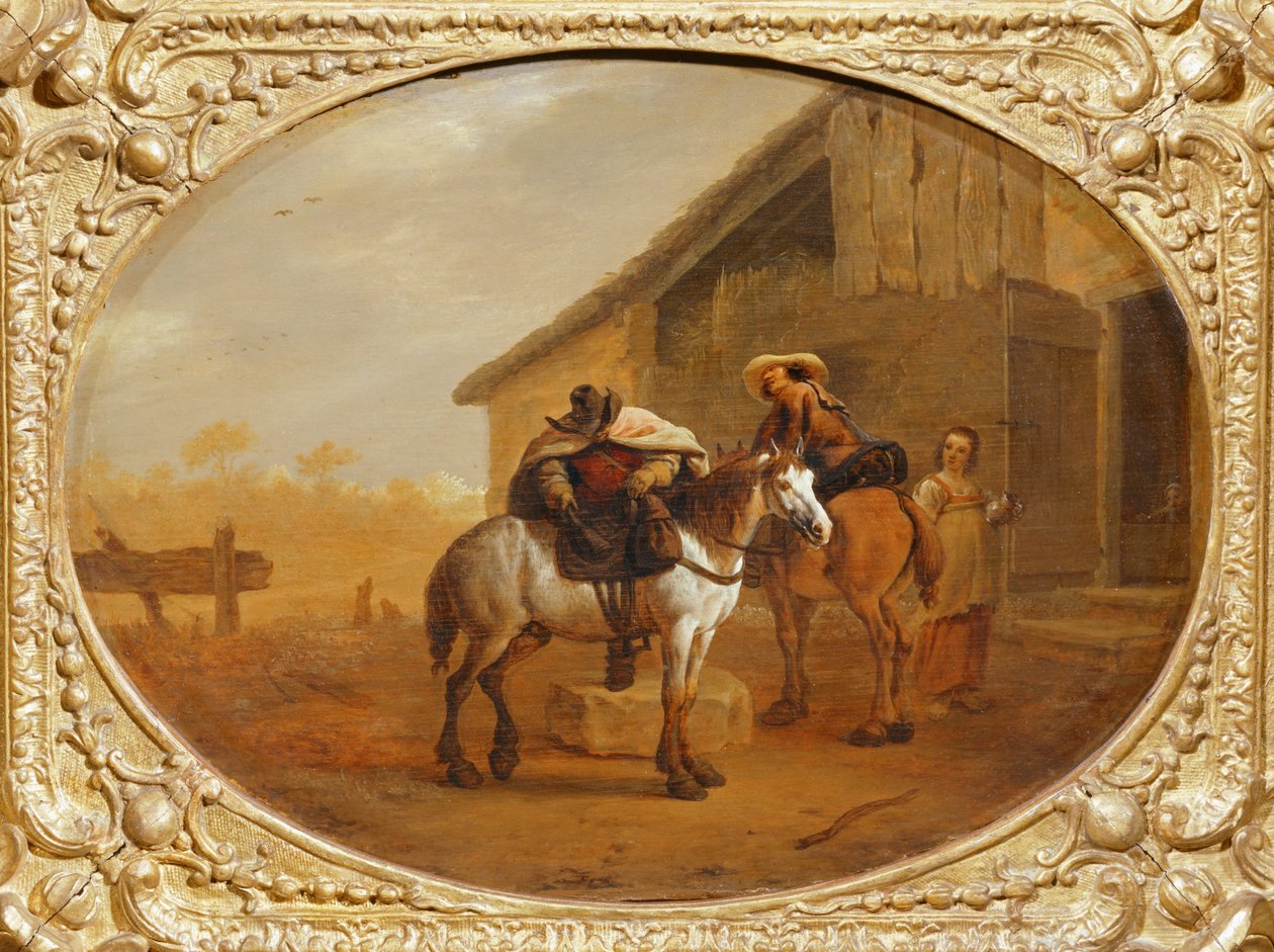 A szálloda indulása ... alkotó: Pieter van Laer