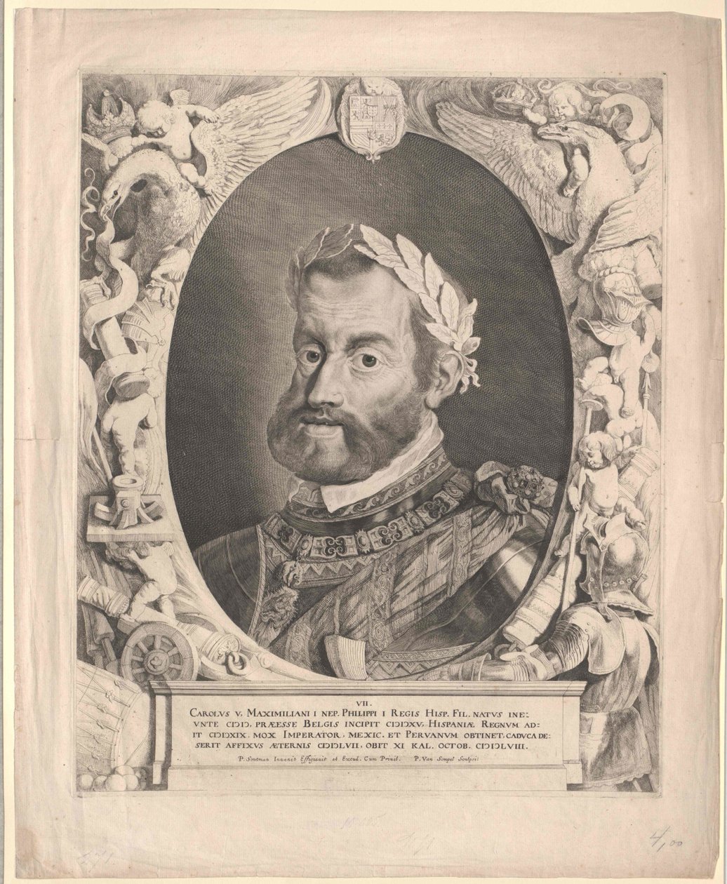 V. Károly római császár (nyomtatás) alkotó: Pieter van Sompel