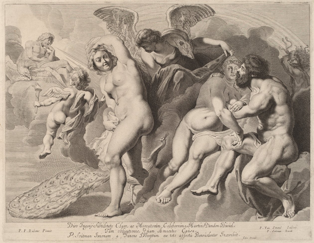 Ixion Deceived by Juno alkotó: Pieter van Sompel