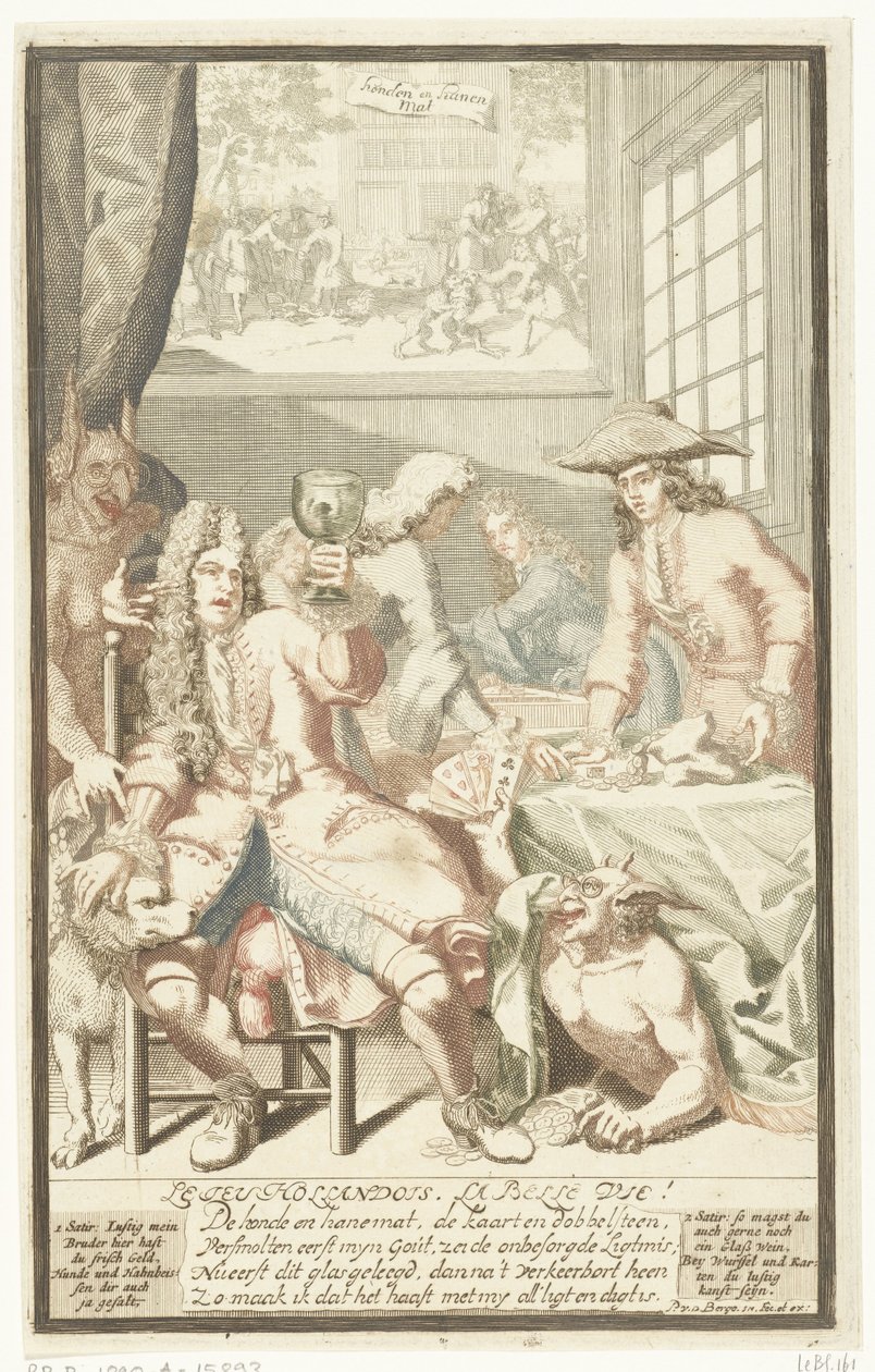 A Kártyajáték alkotó: Pieter van den Berge