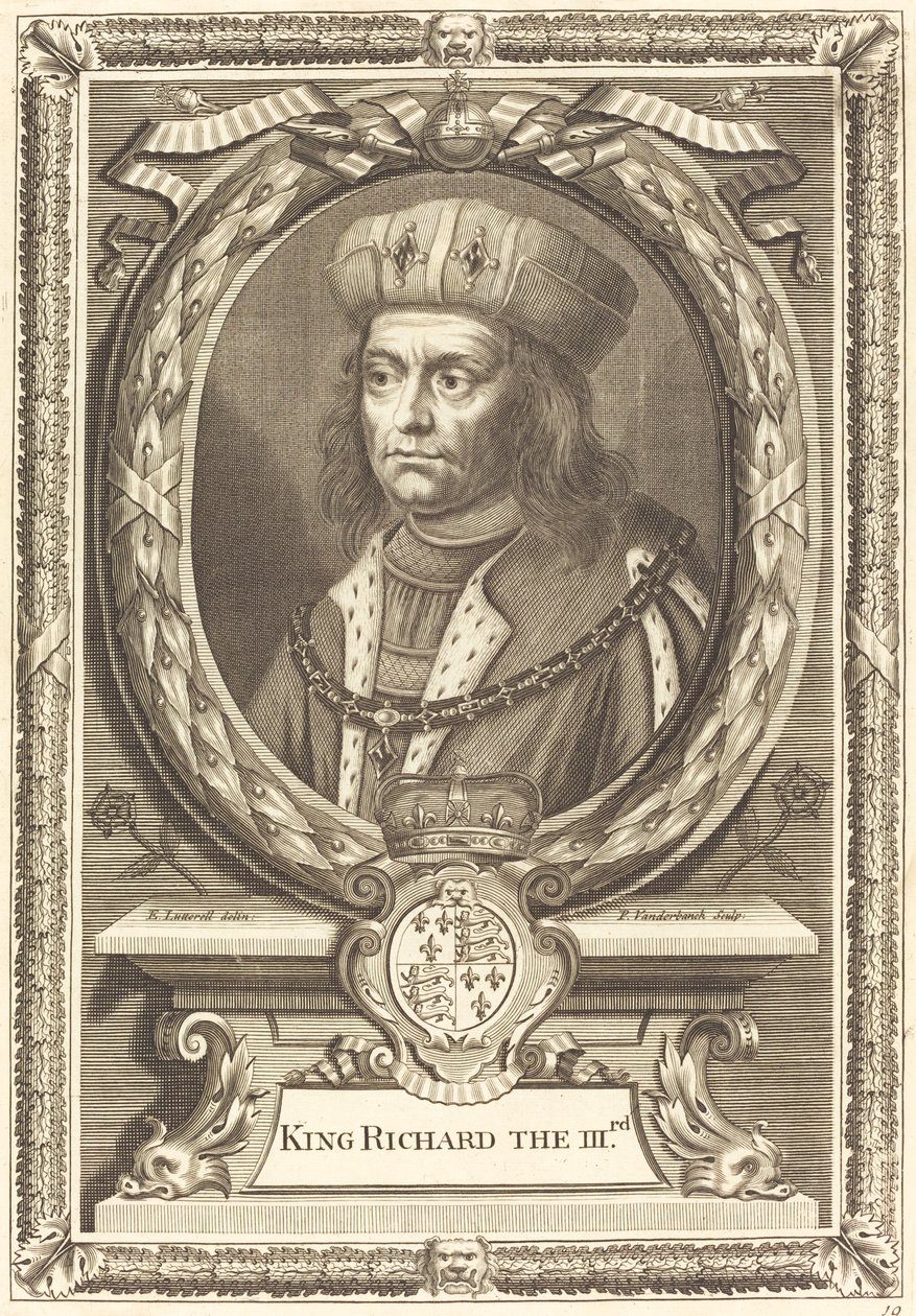 Richárd király III alkotó: Pieter van der Banck after Edward Lutterell