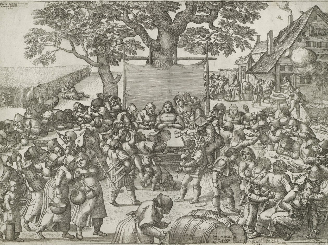 Gazda esküvője alkotó: Pieter van der Borcht (I)