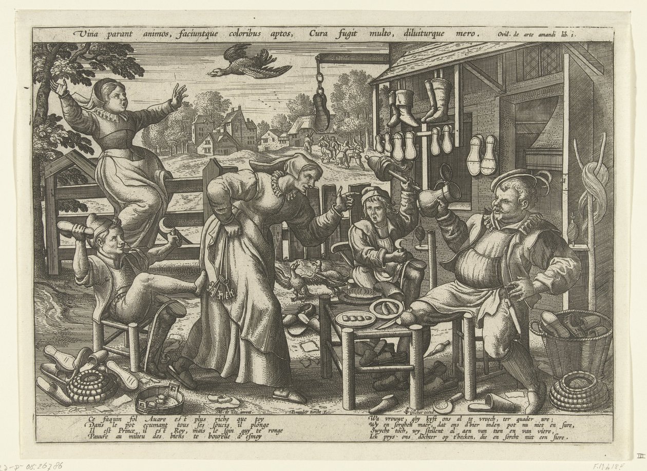 Az elrontott háztartás alkotó: Pieter van der Borcht (I)
