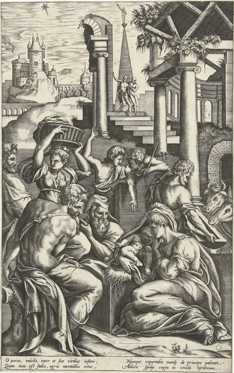 A Pásztorok imádata alkotó: Pieter van der Heyden