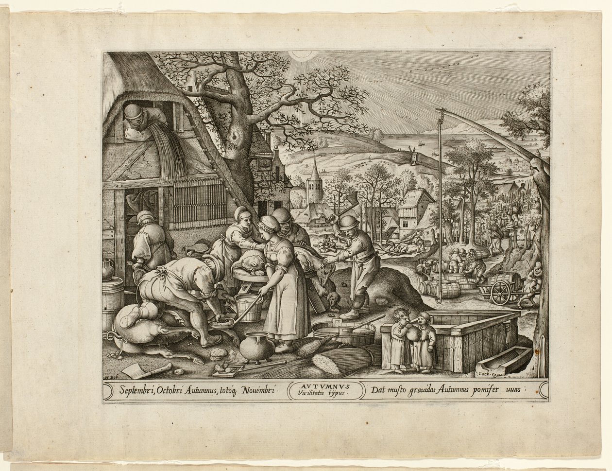 Ősz, A négy évszakból alkotó: Pieter van der Heyden