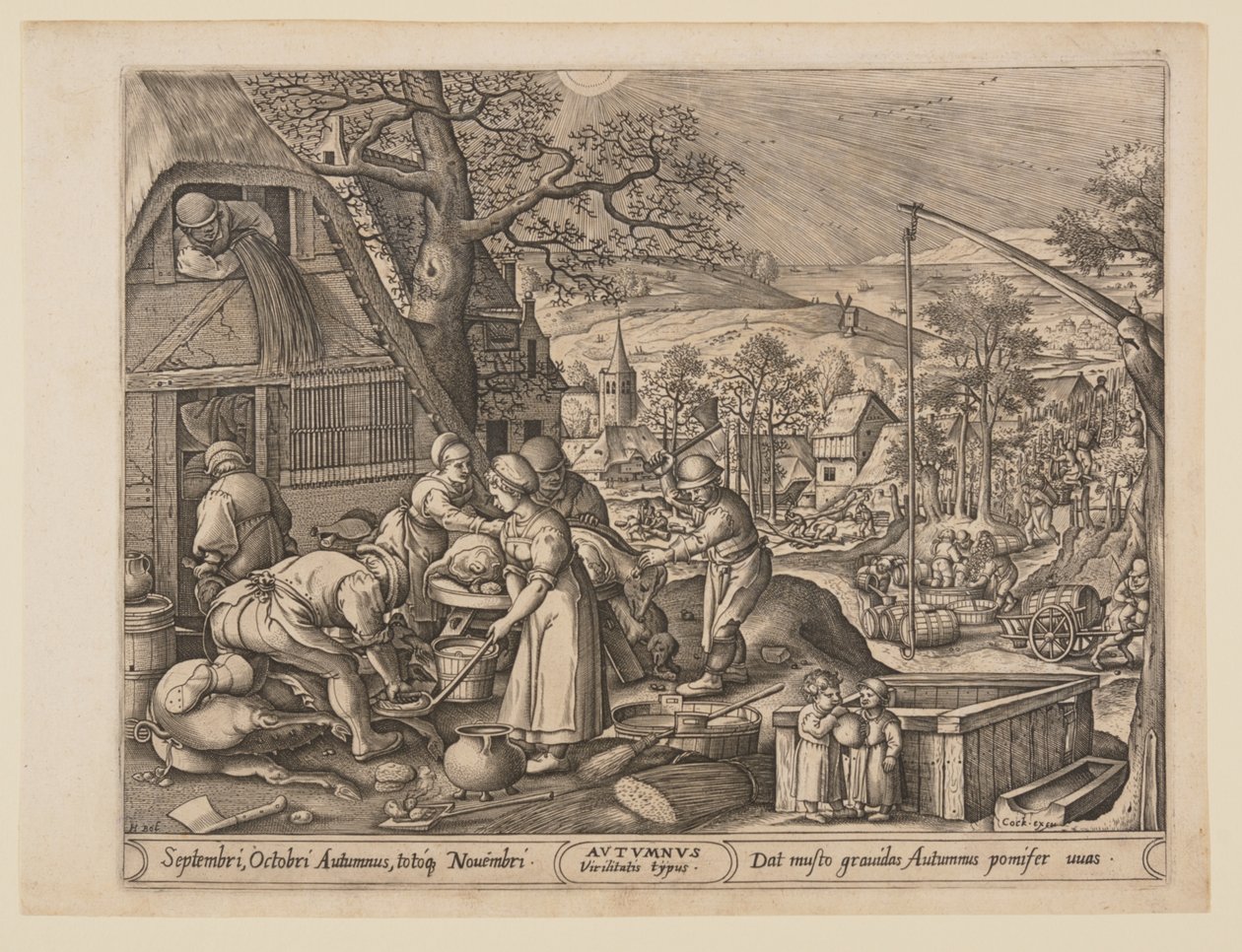 Ősz, A négy évszakból alkotó: Pieter van der Heyden