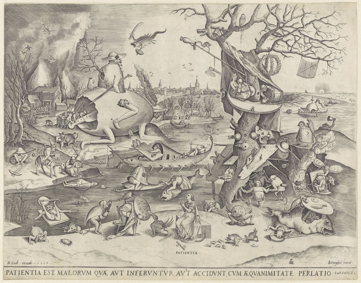 Geduld Türelem (cím a tárgyon) alkotó: Pieter van der Heyden