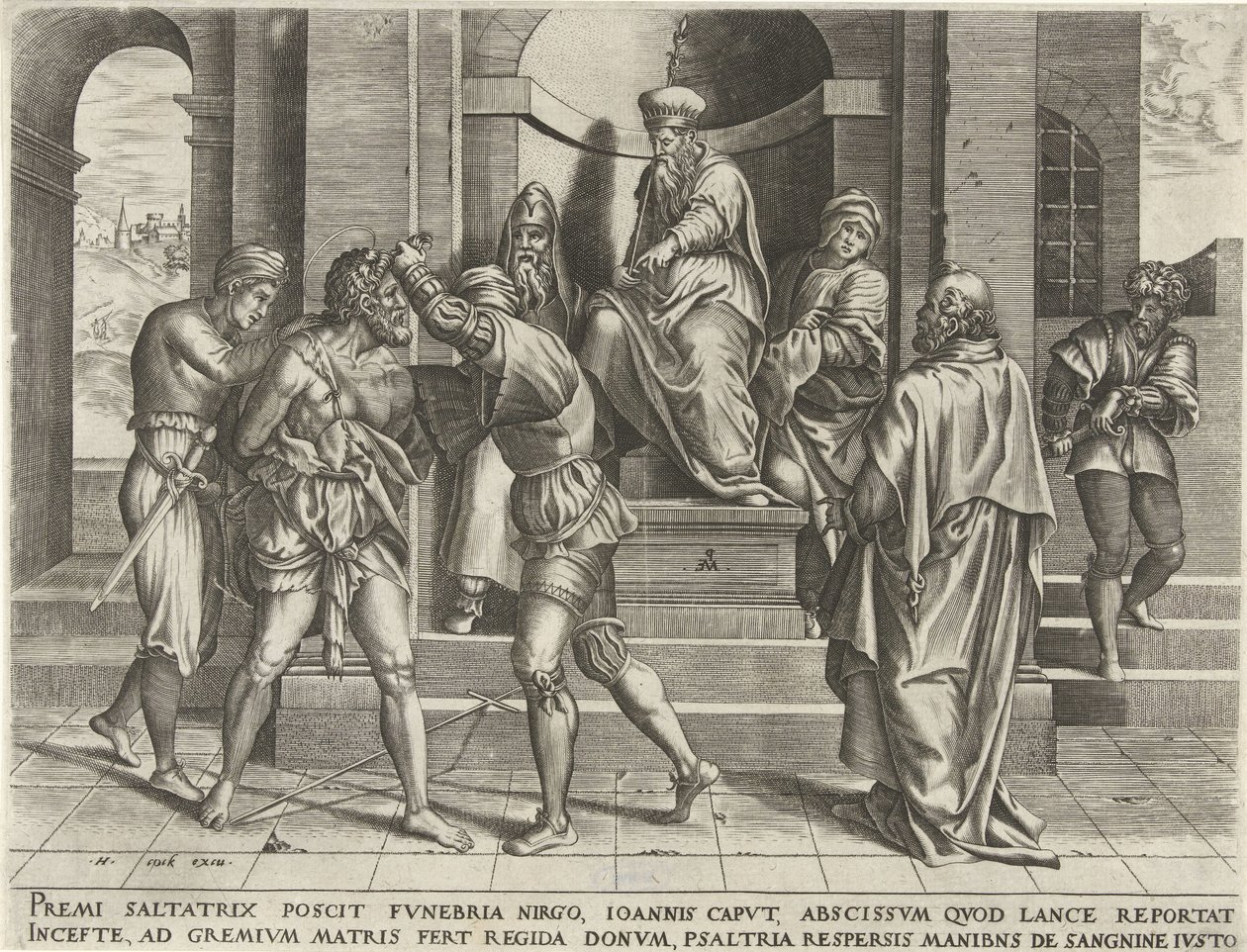 Keresztelő János bebörtönzése alkotó: Pieter van der Heyden