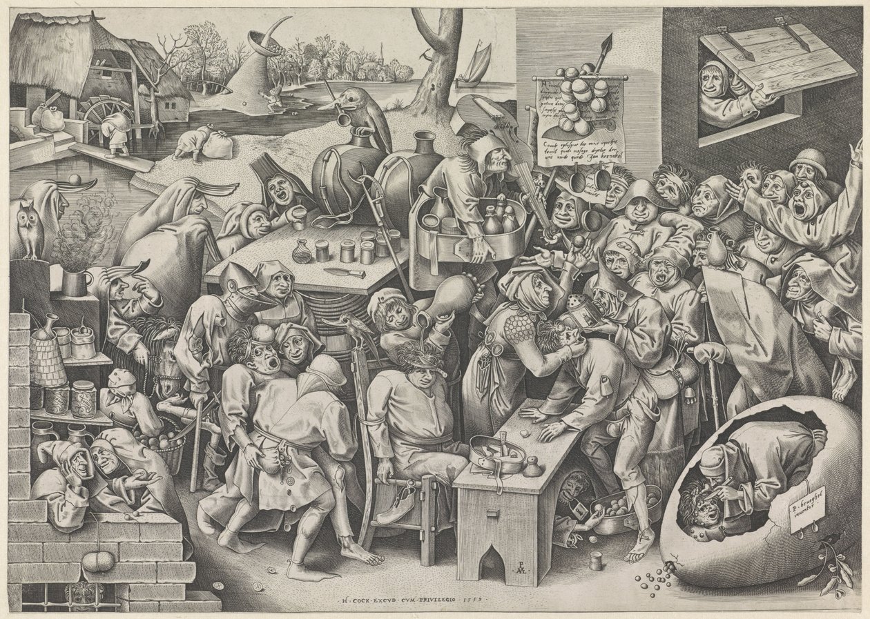 Kővágó vagy a mallegemi boszorkány alkotó: Pieter van der Heyden