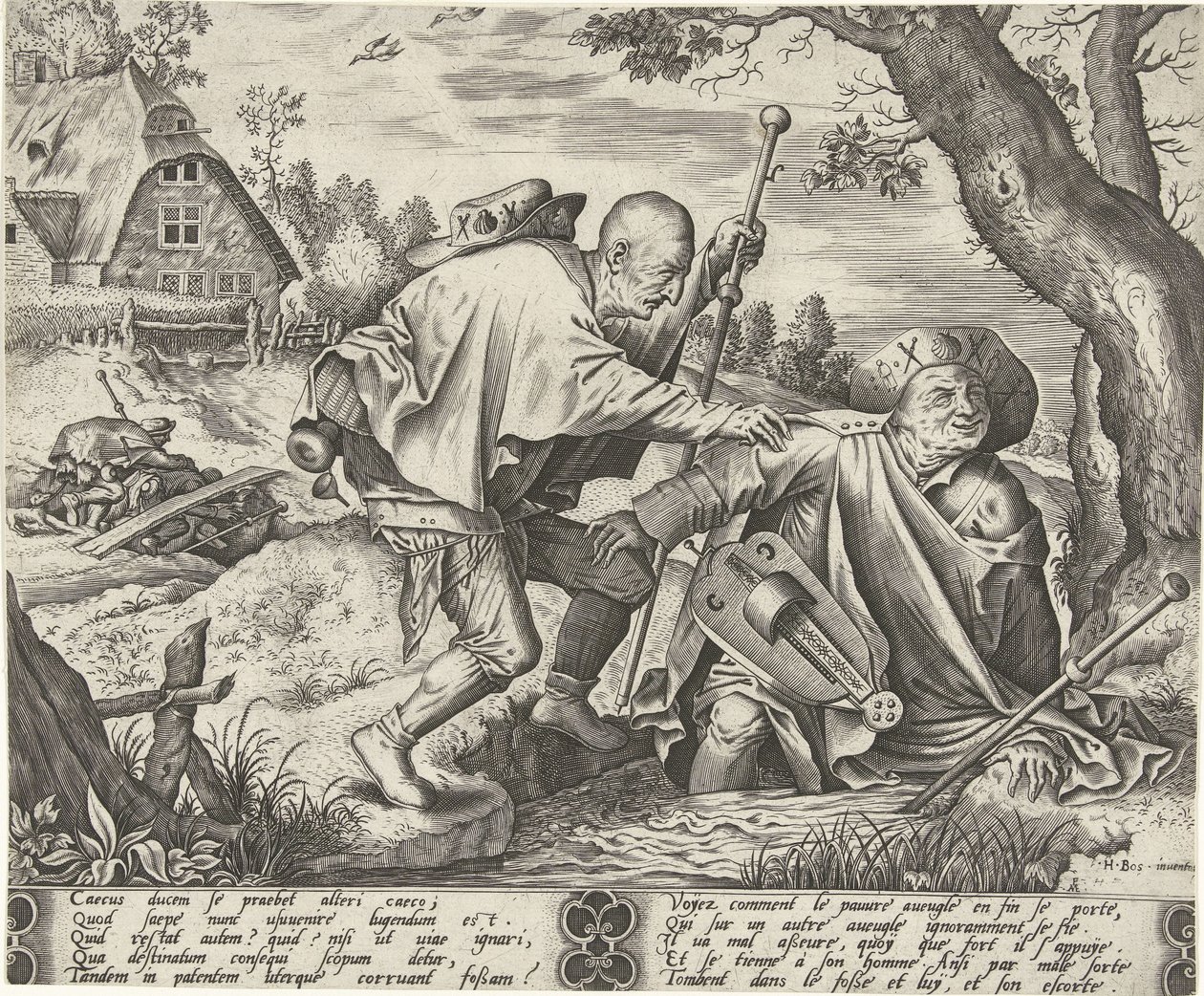 Példabeszéd a két vakról alkotó: Pieter van der Heyden