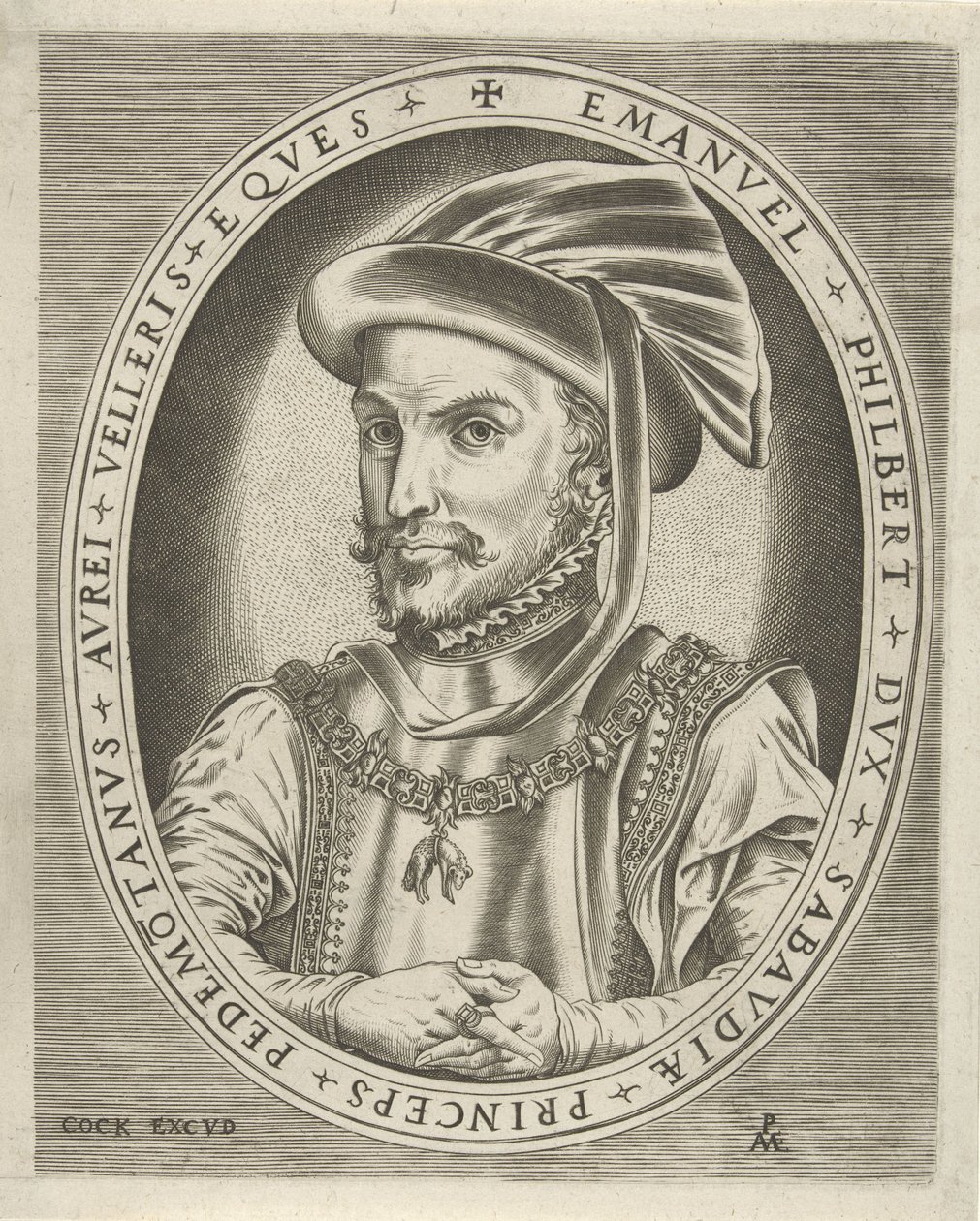 Emanuel Philibert, Savoyai herceg portréja Uralkodók portréi (sorozat címe) alkotó: Pieter van der Heyden