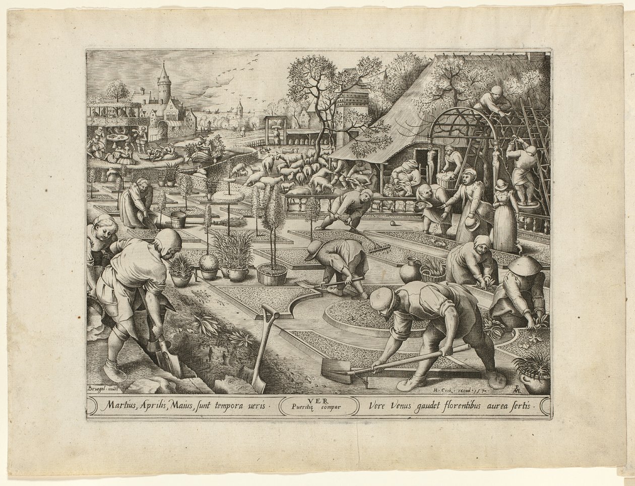 Tavasz, a Négy évszakból alkotó: Pieter van der Heyden