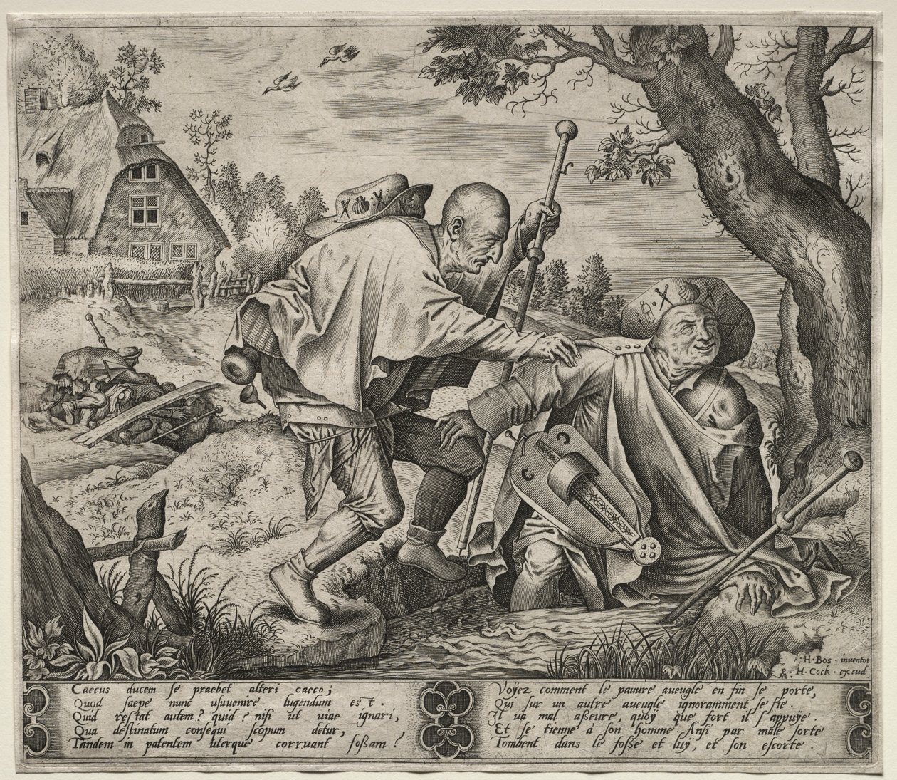 A vak vezeti a vakokat. alkotó: Pieter van der Heyden