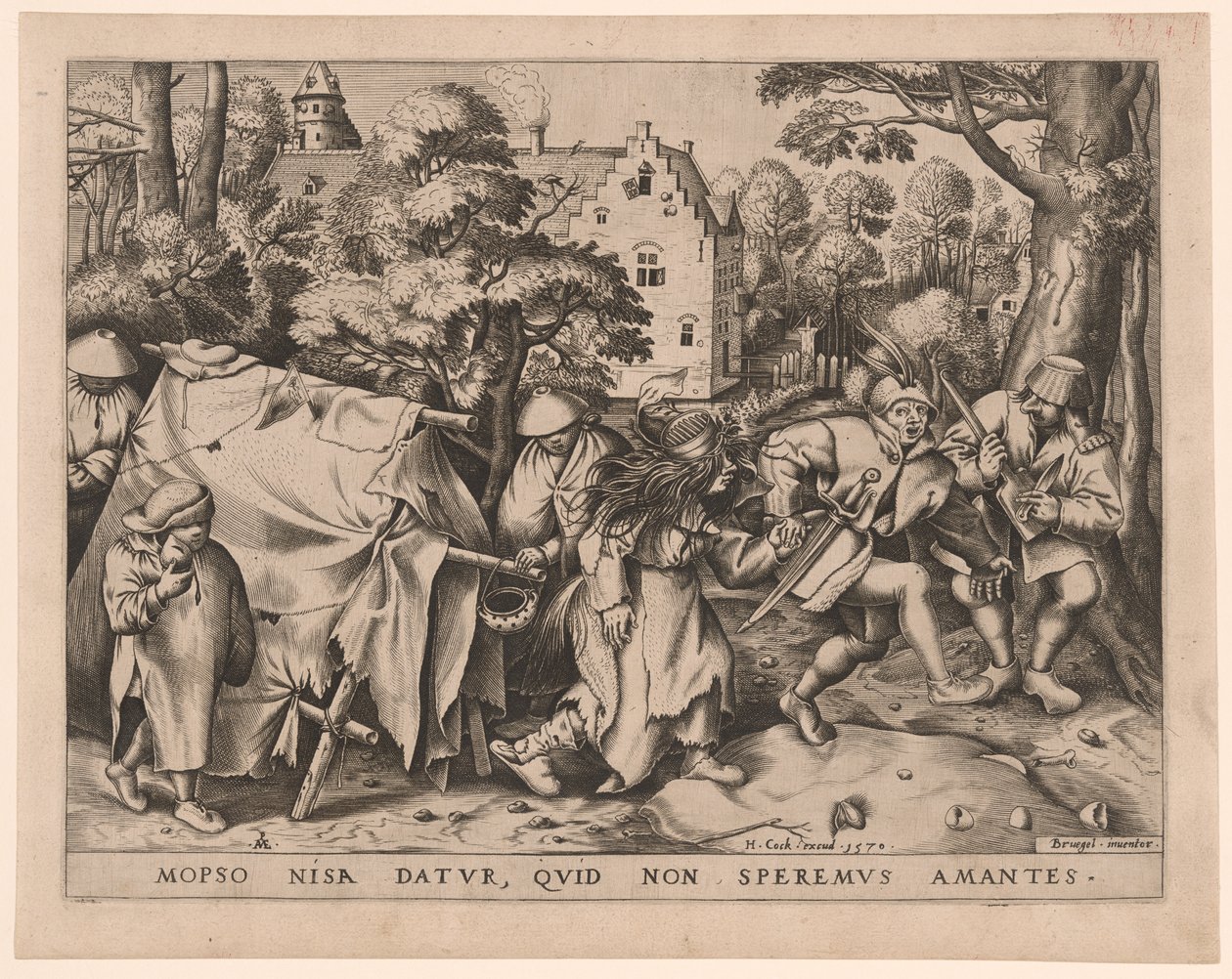 A piszkos menyasszony, avagy Mopsus és Nisa esküvője alkotó: Pieter van der Heyden