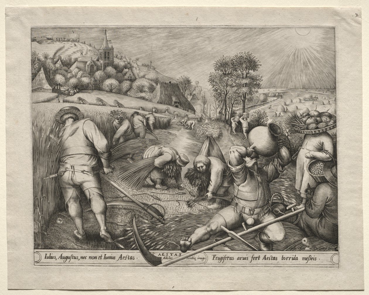 A négy évszak: nyár alkotó: Pieter van der Heyden