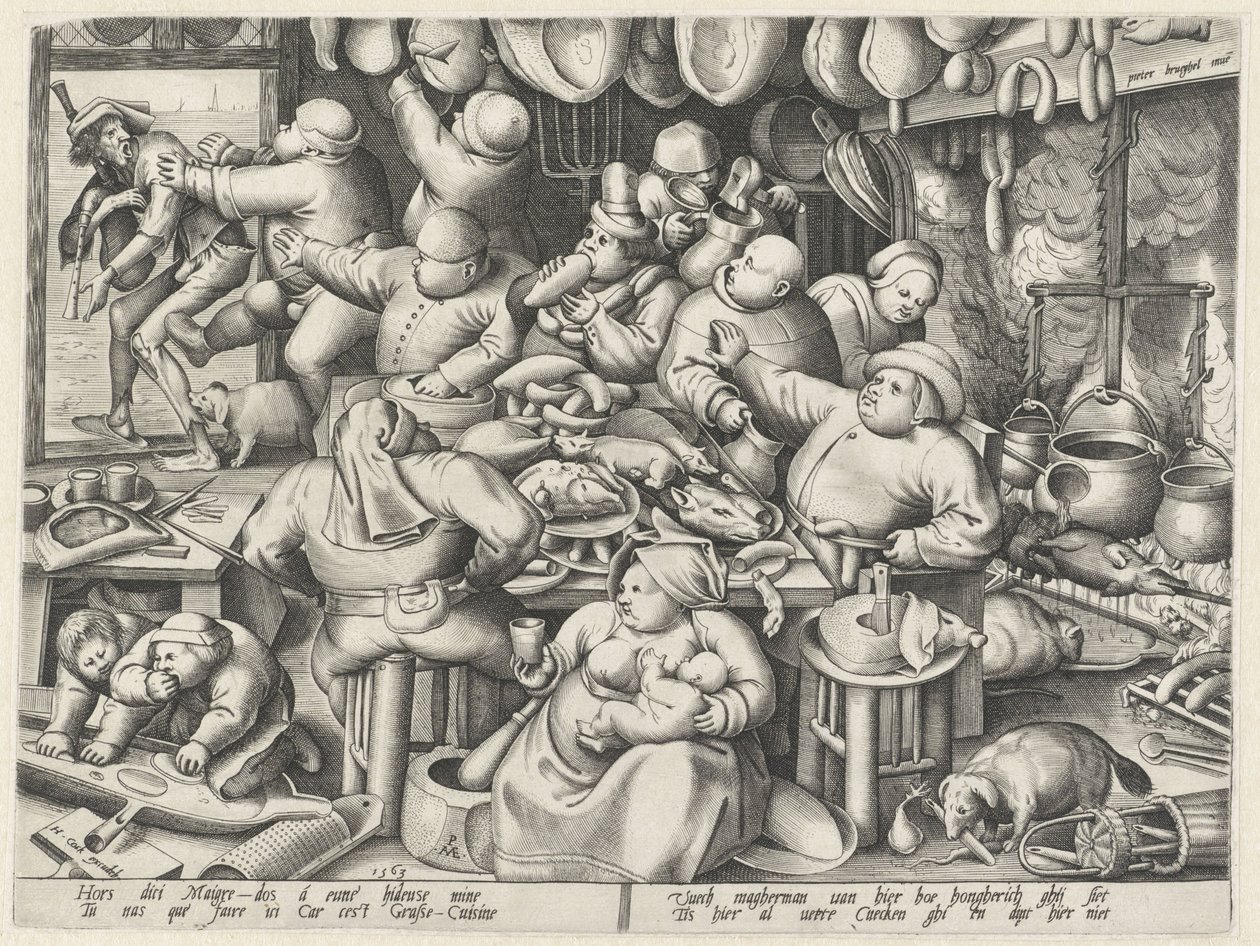 zsíros konyha Lean konyha és a zsíros konyha (sorozat címe) alkotó: Pieter van der Heyden