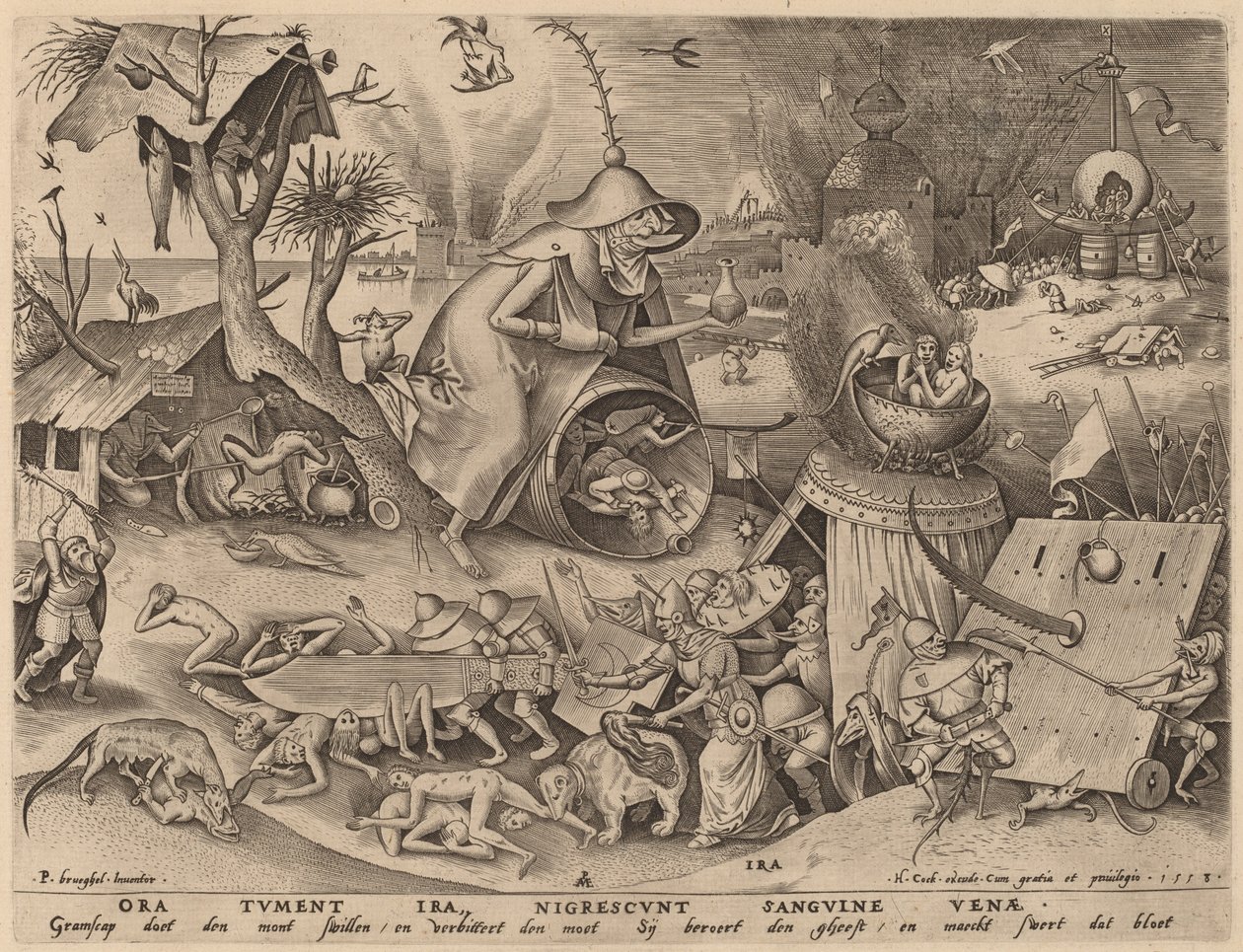Harag alkotó: Pieter van der Heyden after Pieter Bruegel the Elder