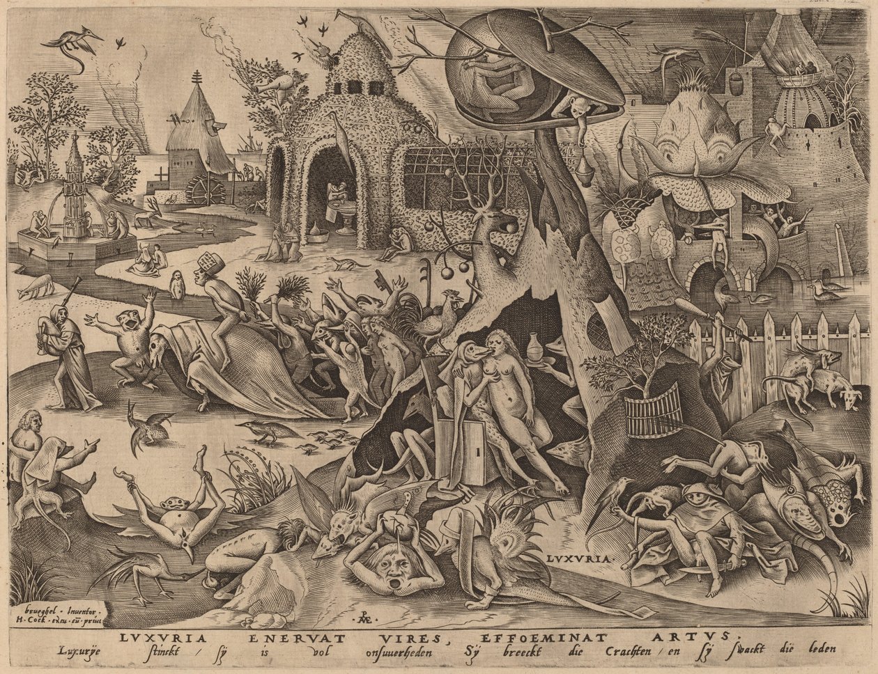Vágy alkotó: Pieter van der Heyden after Pieter Bruegel the Elder
