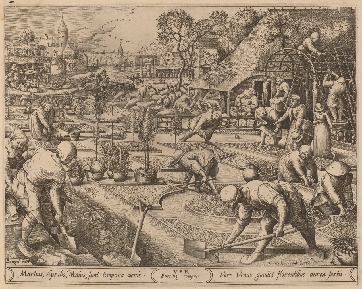 Tavaszi alkotó: Pieter van der Heyden after Pieter Bruegel the Elder