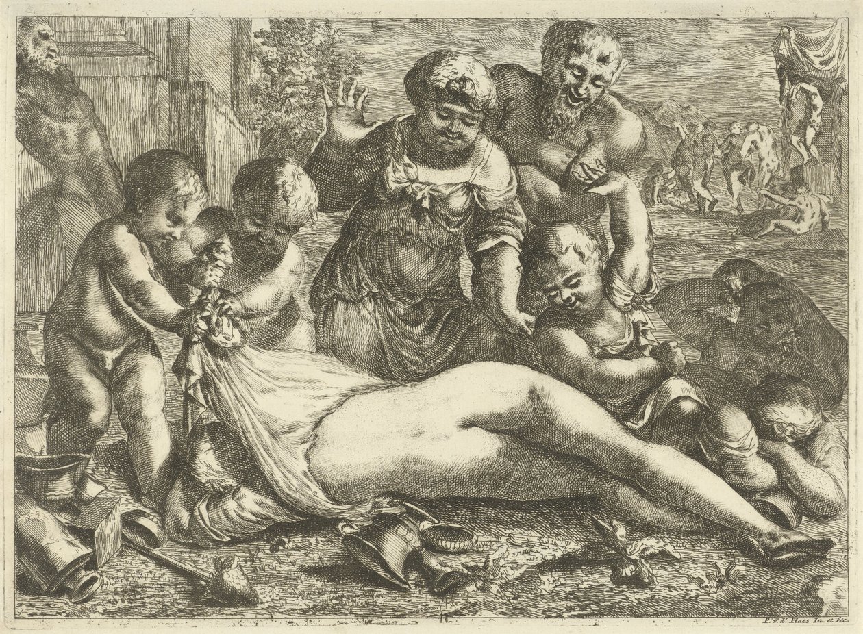 Egy részeg bacchante alkotó: Pieter van der Plas (II)