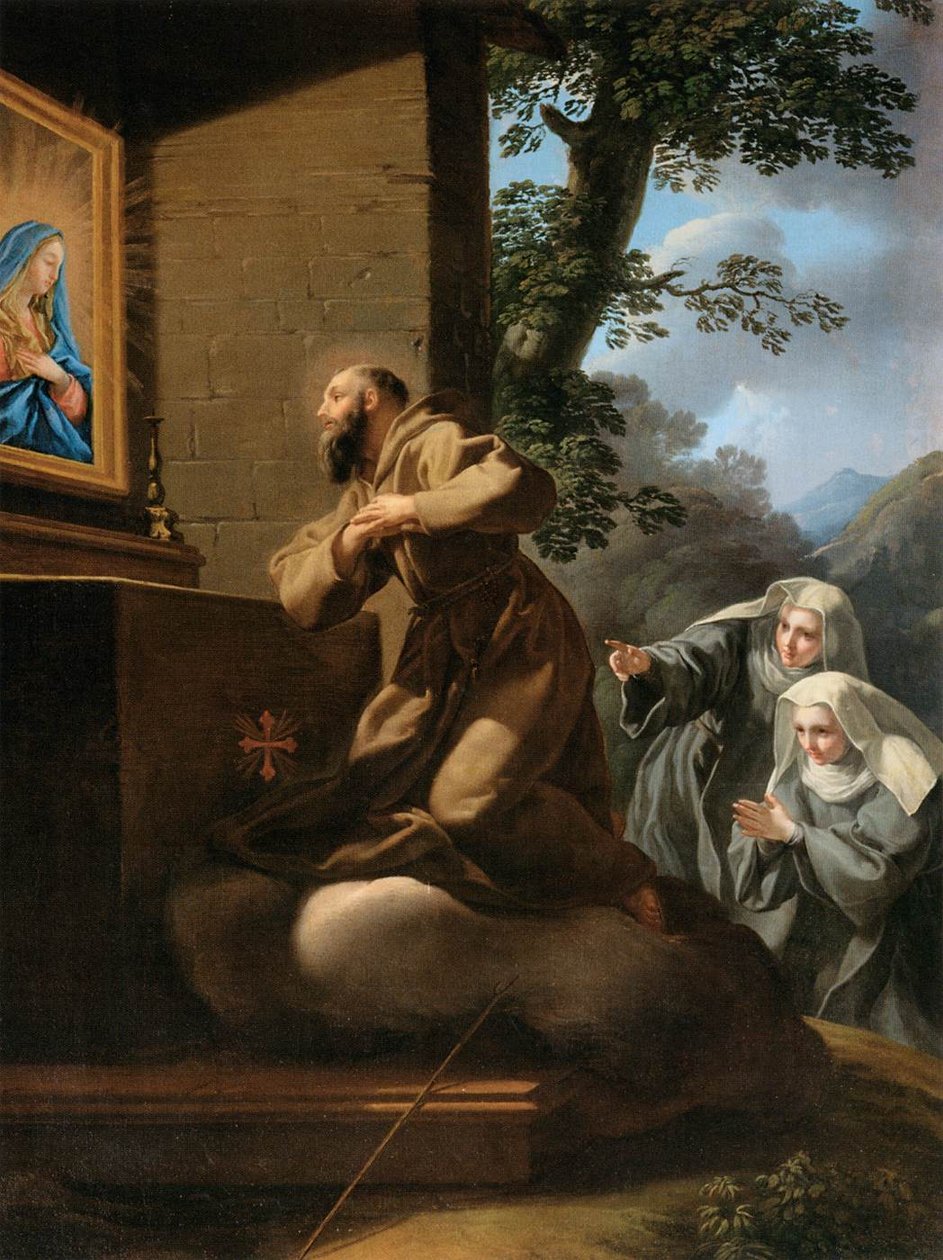 Paolai Szent Ferenc extázisban alkotó: Pietro Bianchi