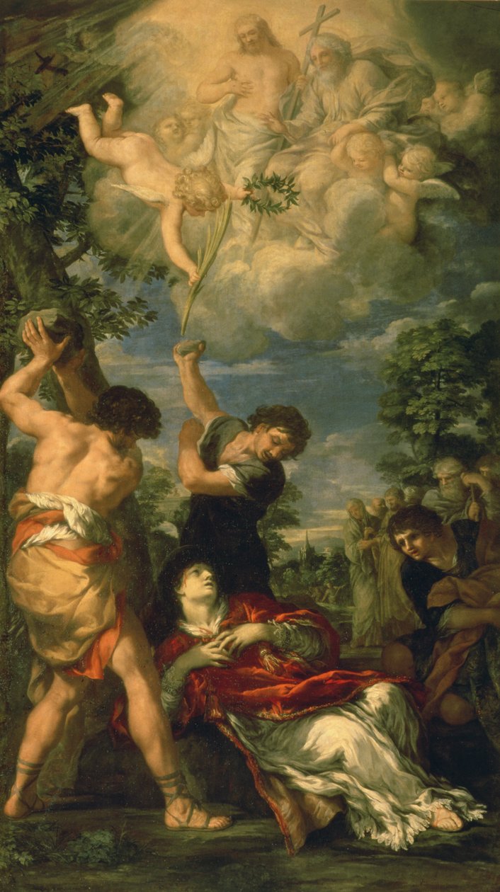 Szent István vértanúsága, 1660 alkotó: Pietro da Cortona