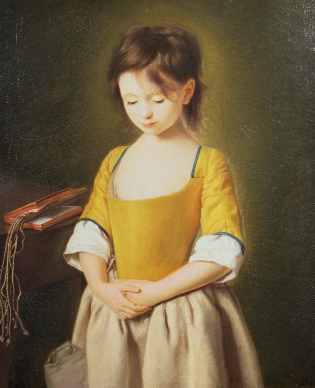 Egy fiatal lány portréja, La Penitente alkotó: Pietro Antonio Rotari