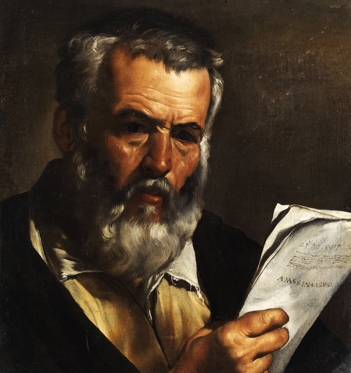 Anaximander filozófus arcképe alkotó: Pietro Bellotti