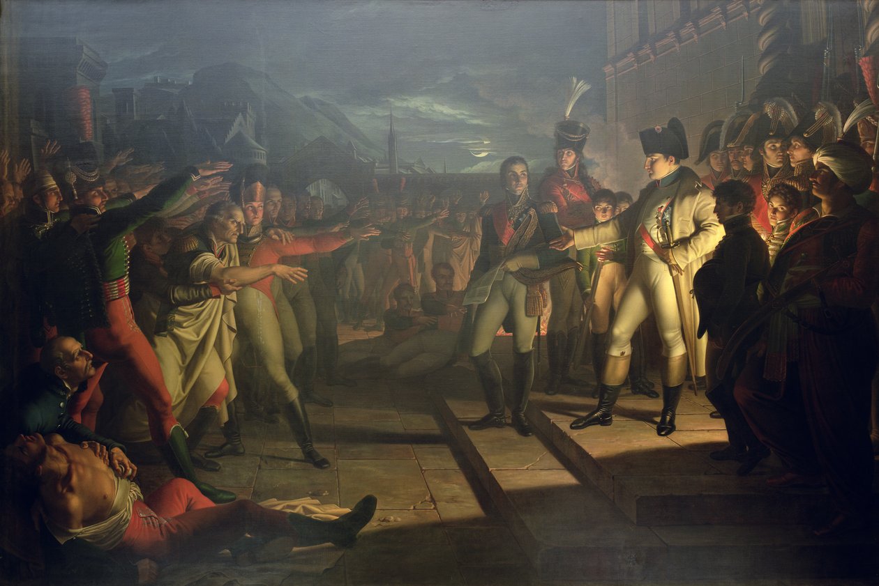 A Sassoni esküje Napóleon Bonaparte-nak (1769-1821) a jénai-auerstadti csata után, 1806. október 14., 1820 (lásd még: 80249)d alkotó: Pietro Benvenuti