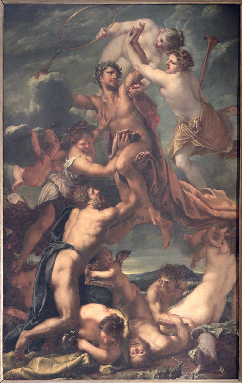 I. Lipót osztrák császár apoteózisa (1640-1705), 1658-59 alkotó: Pietro Liberi