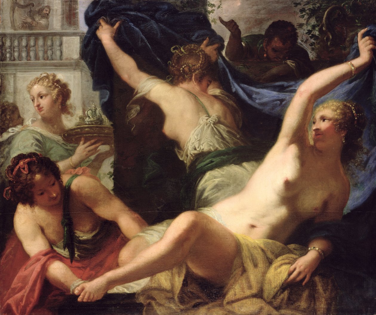 Bathsheba-fürdőzés, 1655-70 alkotó: Pietro Liberi