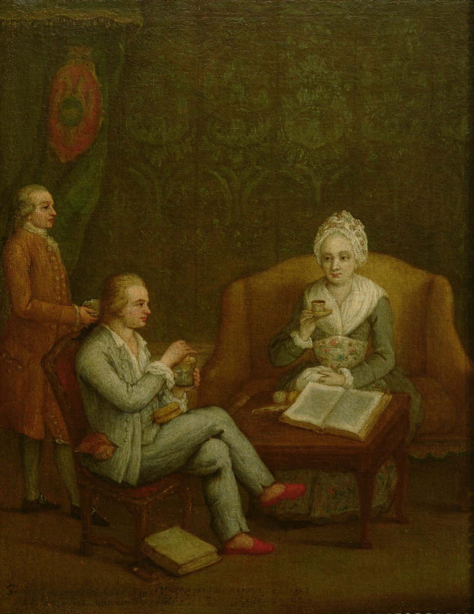 Adriana Giustinian Barbarigo és fia, Gerolamo Ascanio, 1776-79 alkotó: Pietro Longhi