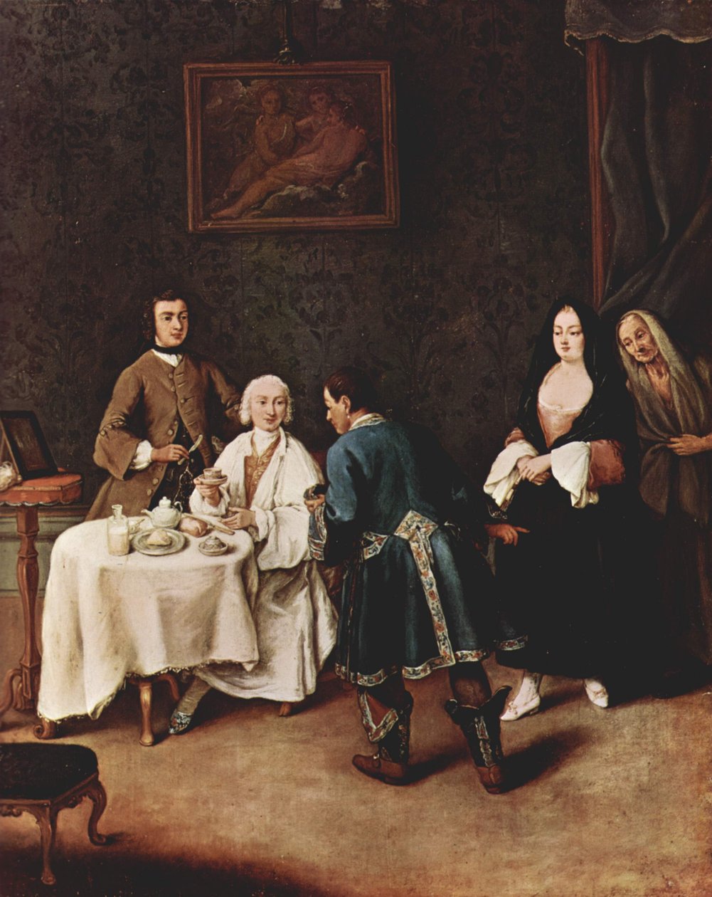 Egy urat meglátogatni alkotó: Pietro Longhi
