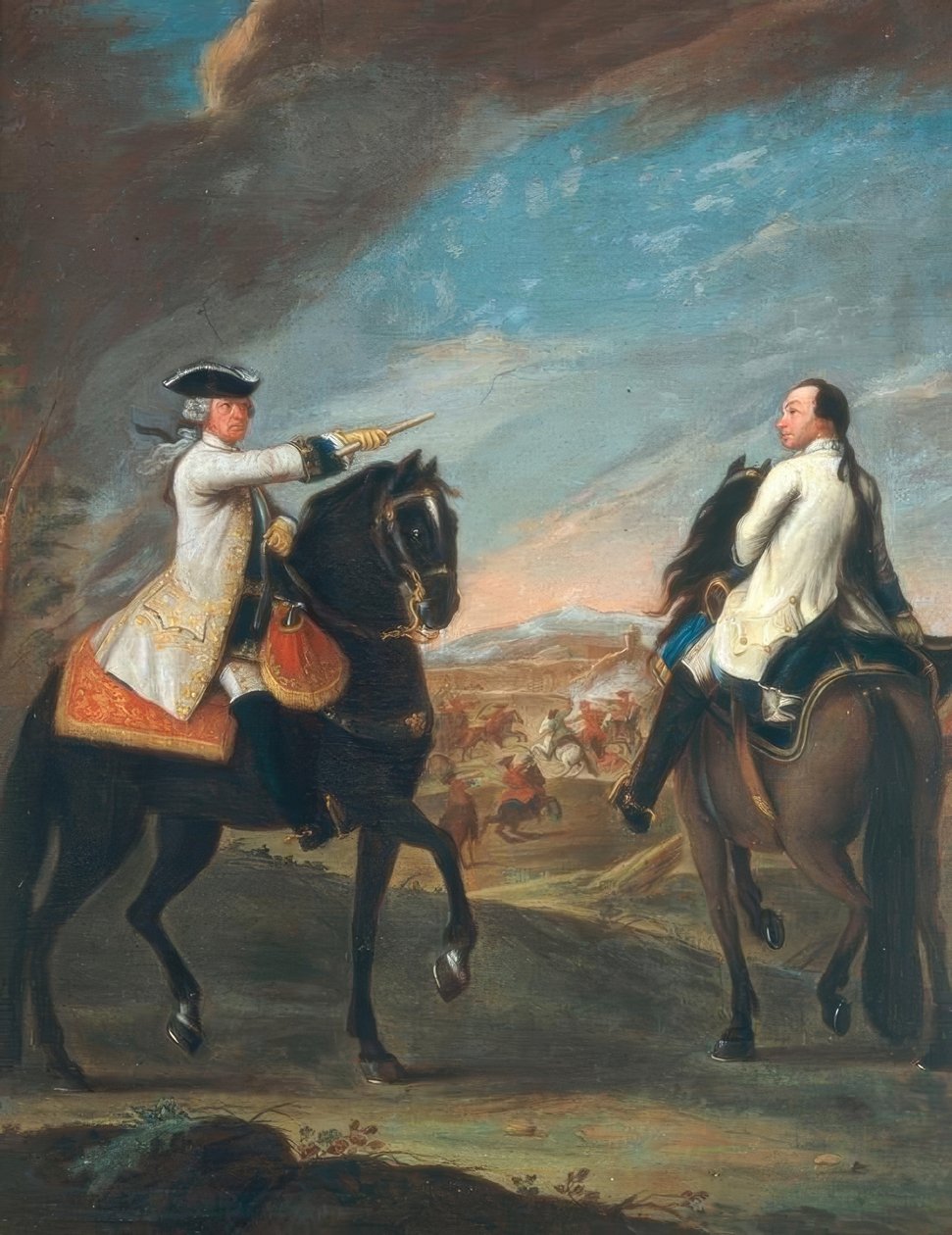 Reiterbildnis des Guglielmo di Monfort alkotó: Pietro Longhi