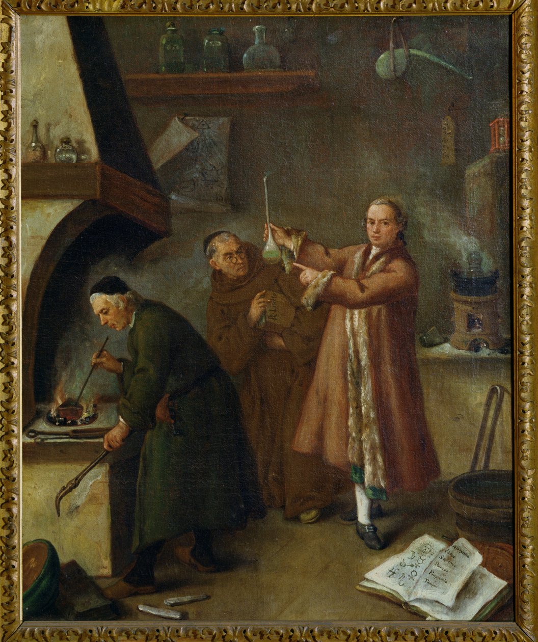Az alkimisták, 1757 körül alkotó: Pietro Longhi