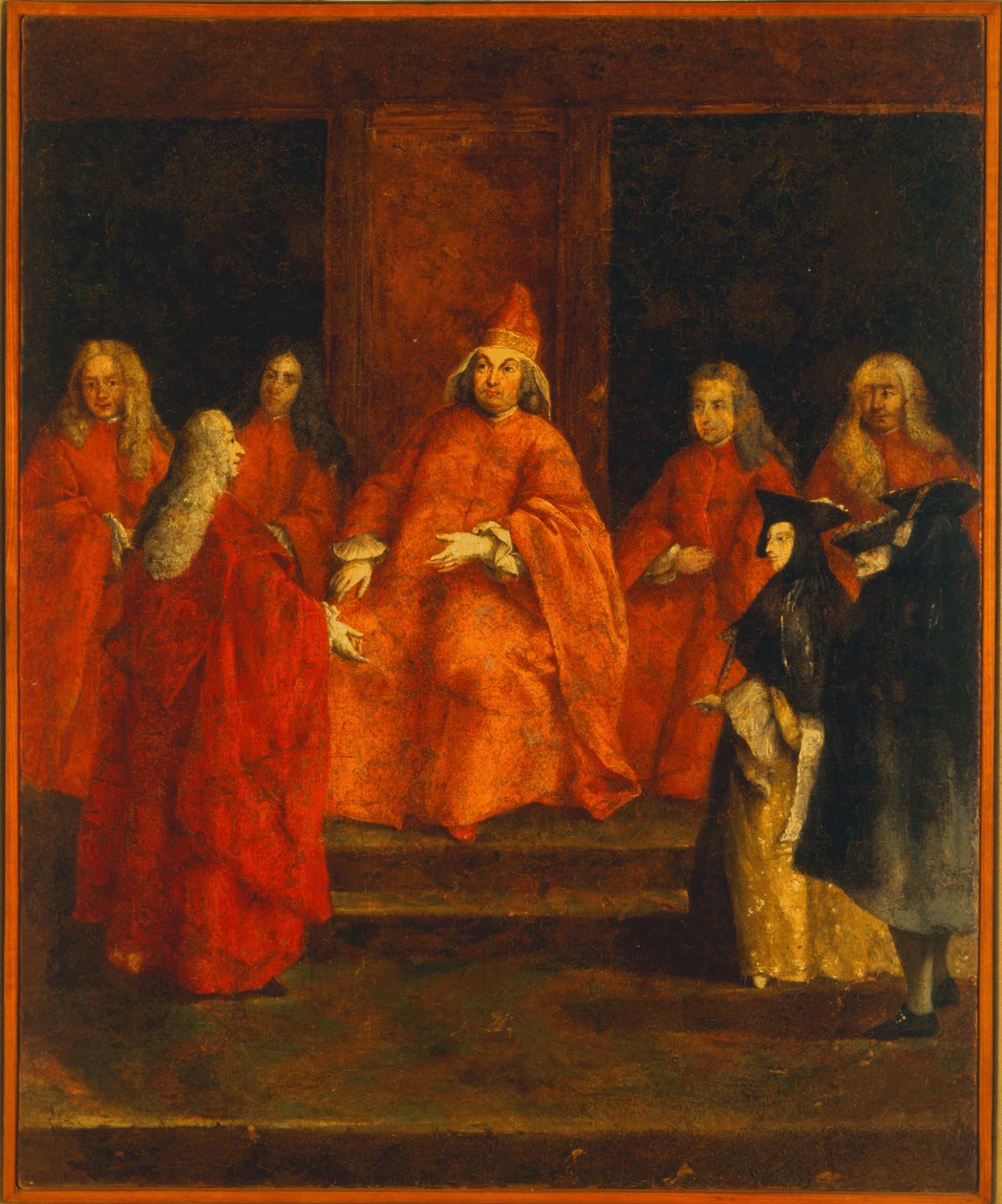 A Grimani dózse a trónján alkotó: Pietro Longhi