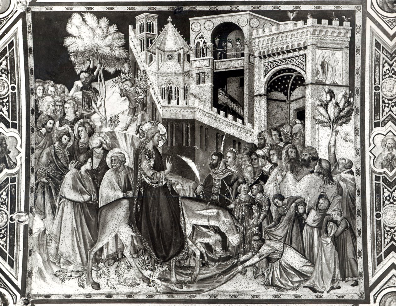 Krisztus belépése Jeruzsálembe alkotó: Pietro Lorenzetti